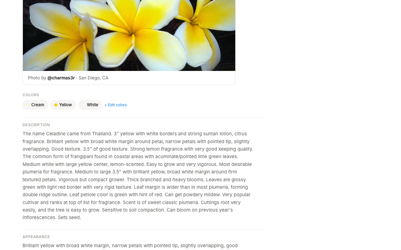 Cultivar page with a pencil edit icon highlighted next to a field